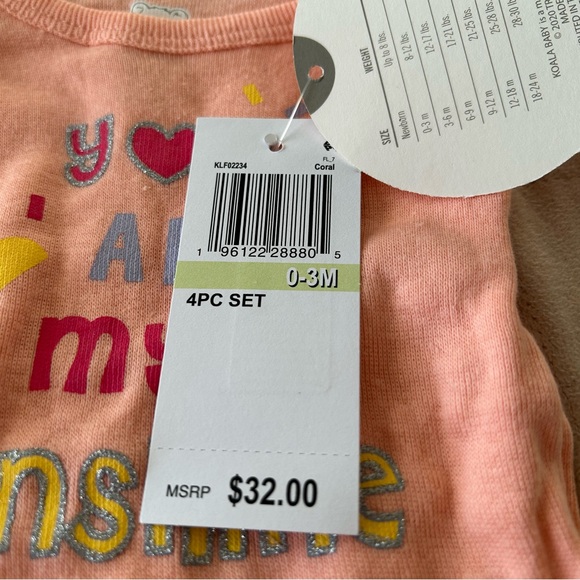 🎉HP🎊🆕Koalababy Size 0-3 Months Matching Sets - Picture 10 of 10